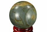 Polished Cherry Creek Jasper Sphere - China #116216-1